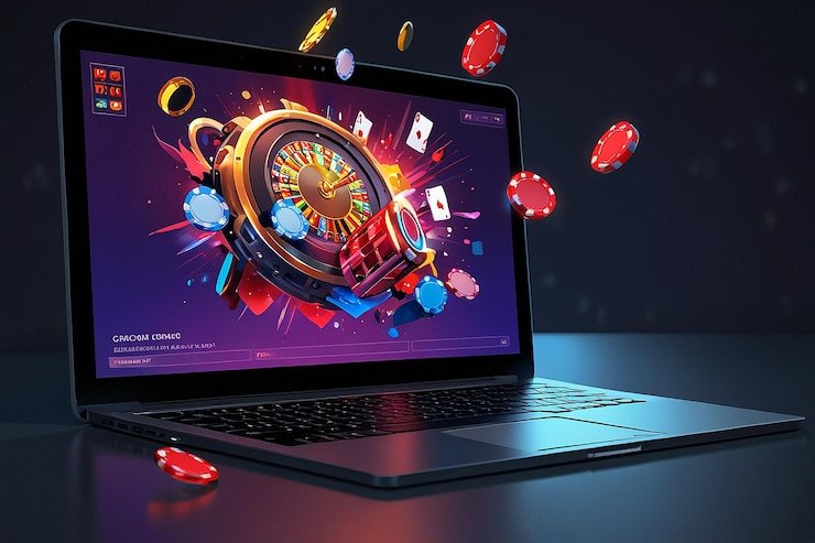 Ilustrasi proteksi keamanan digital dan enkripsi data pengguna di platform online
